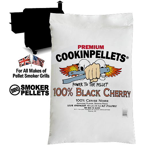 1x18kg SINGLE BUY - Premium . . . 100%BlackCherry Smoking Pellets for all Pellet Smoker Grills