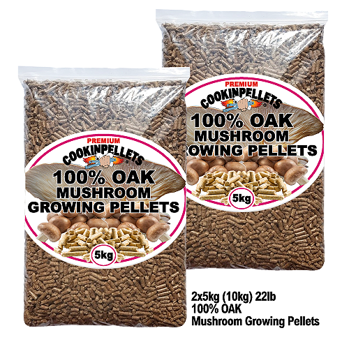 5kgx2 Premium 100% Oak Mushroom Growing Pellets