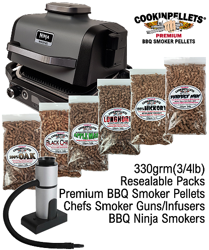Premium Smoker Pellets 330g(3/4lb) Packs for Infusers & Ninja BBQ Smoker